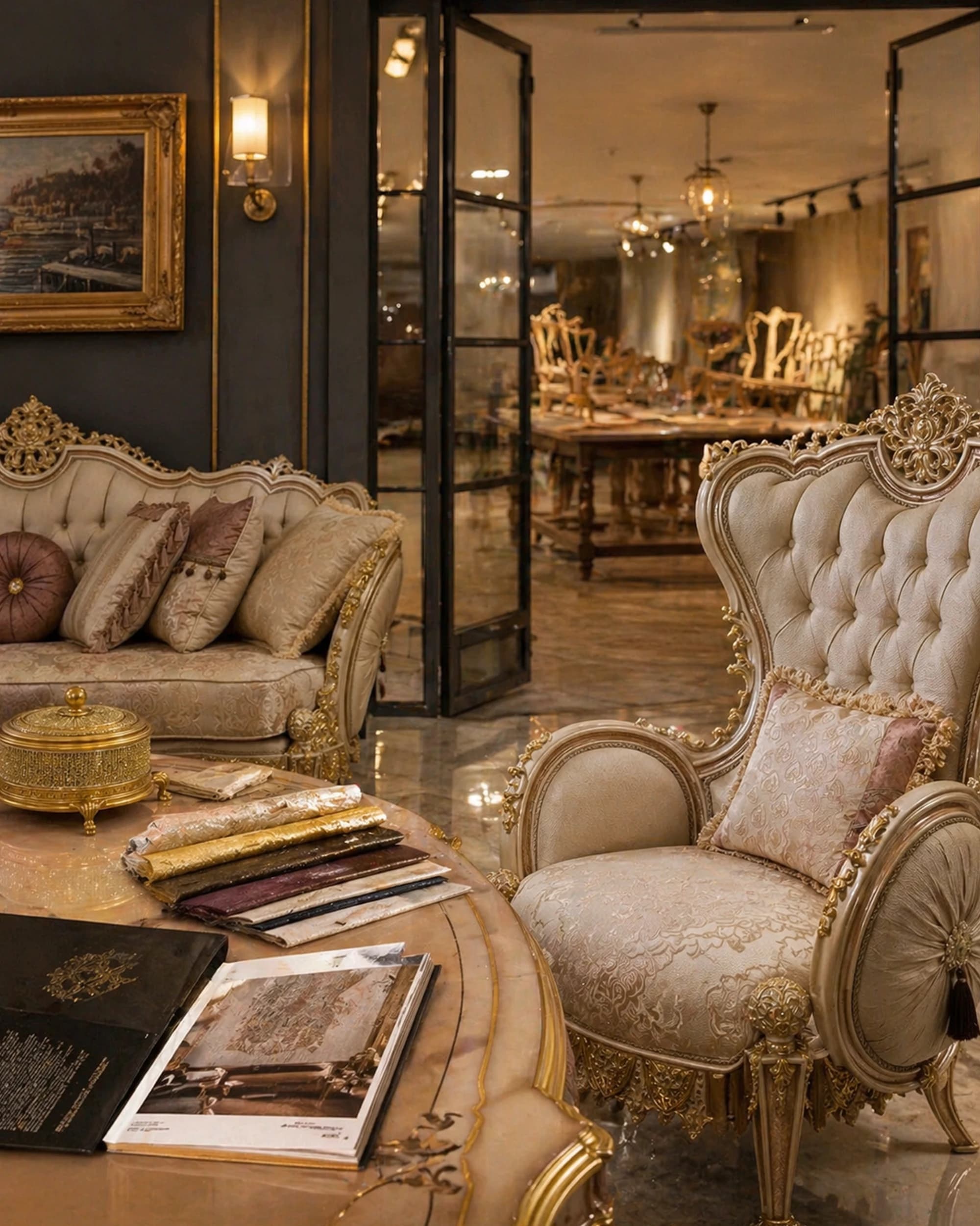 Homlux Ankara showroomunda bir köşe