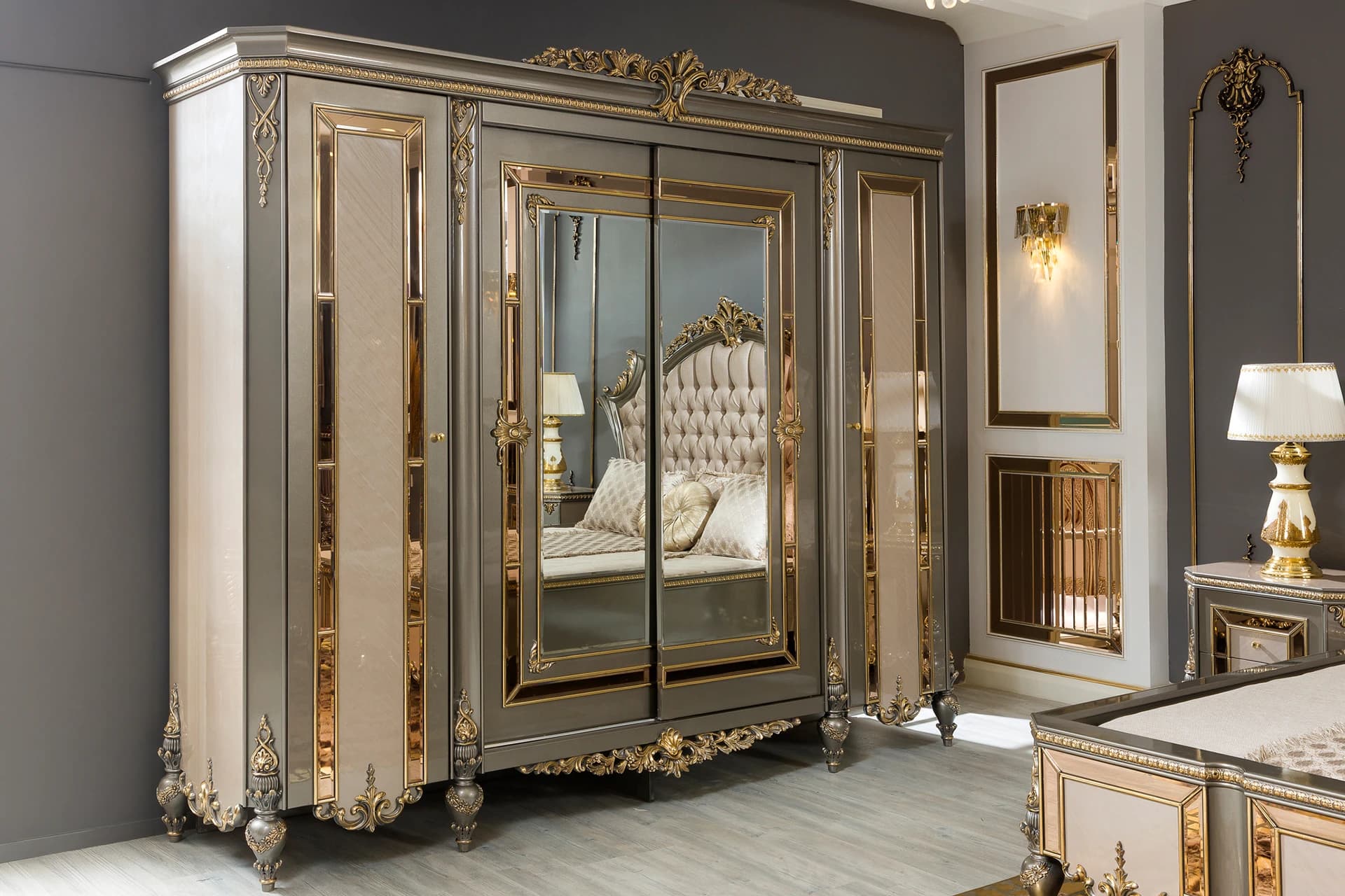 Hisar Mink Bedroom Set 6