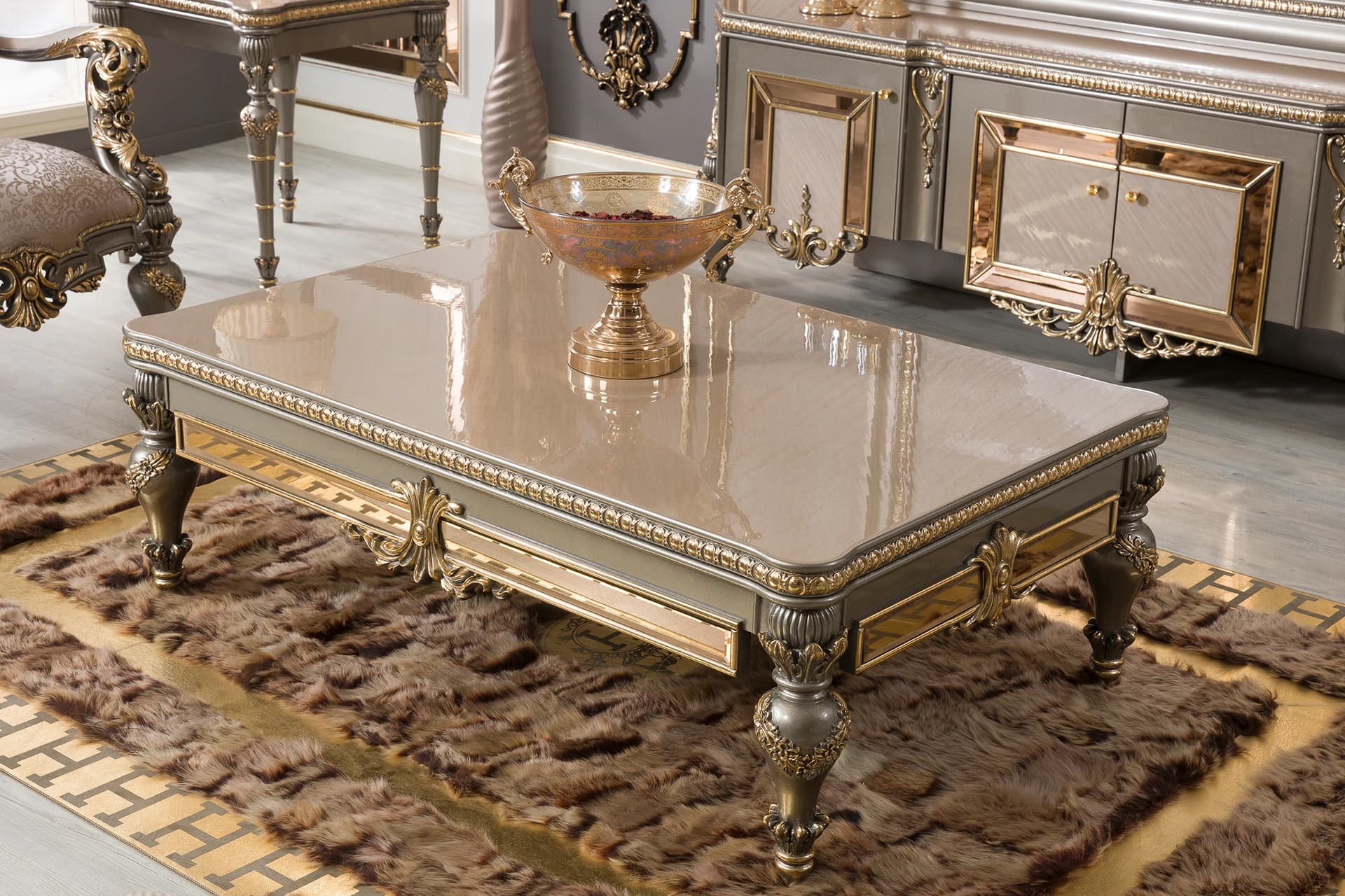 Hisar Mink Sofa Set 5