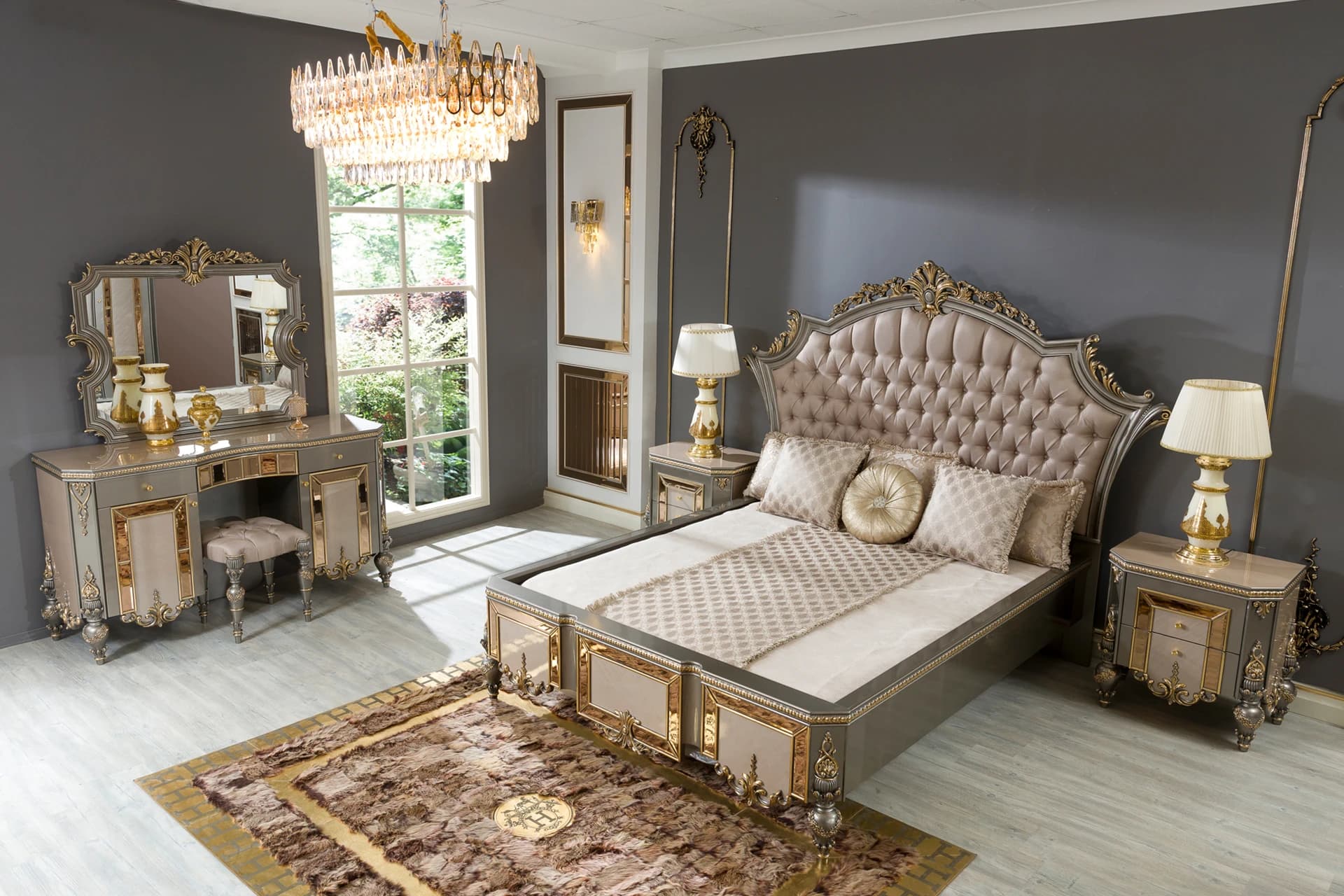 Hisar Mink Bedroom Set 1
