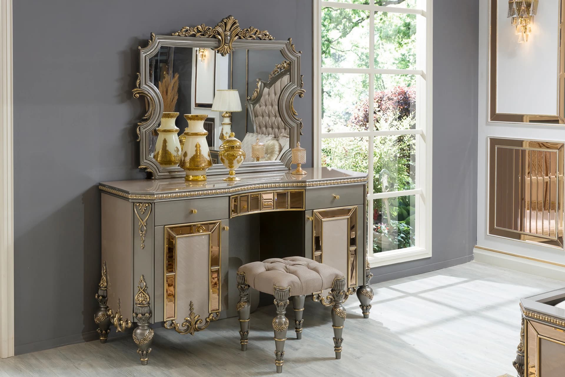 Hisar Mink Bedroom Set 5
