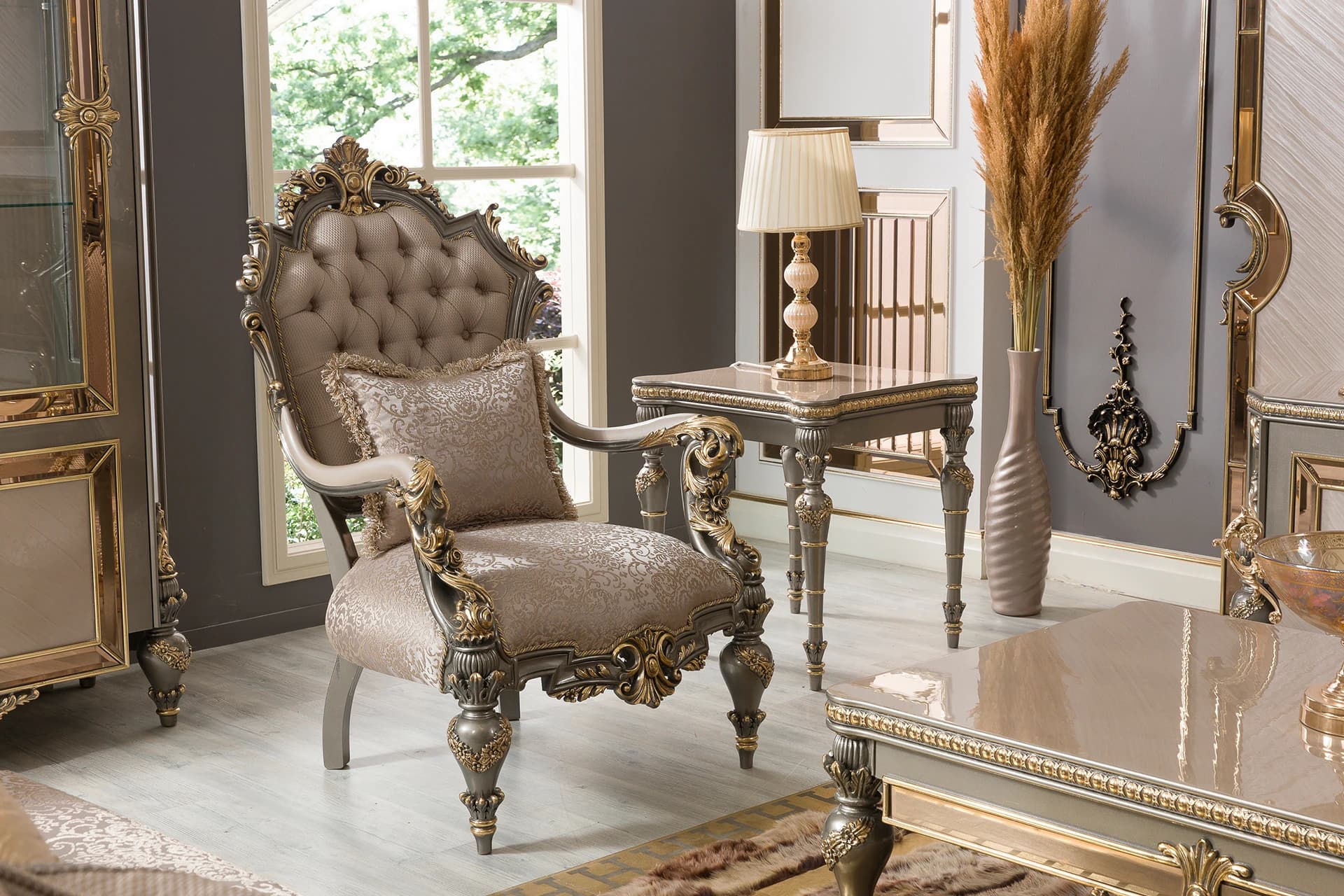 Hisar Mink Sofa Set 4