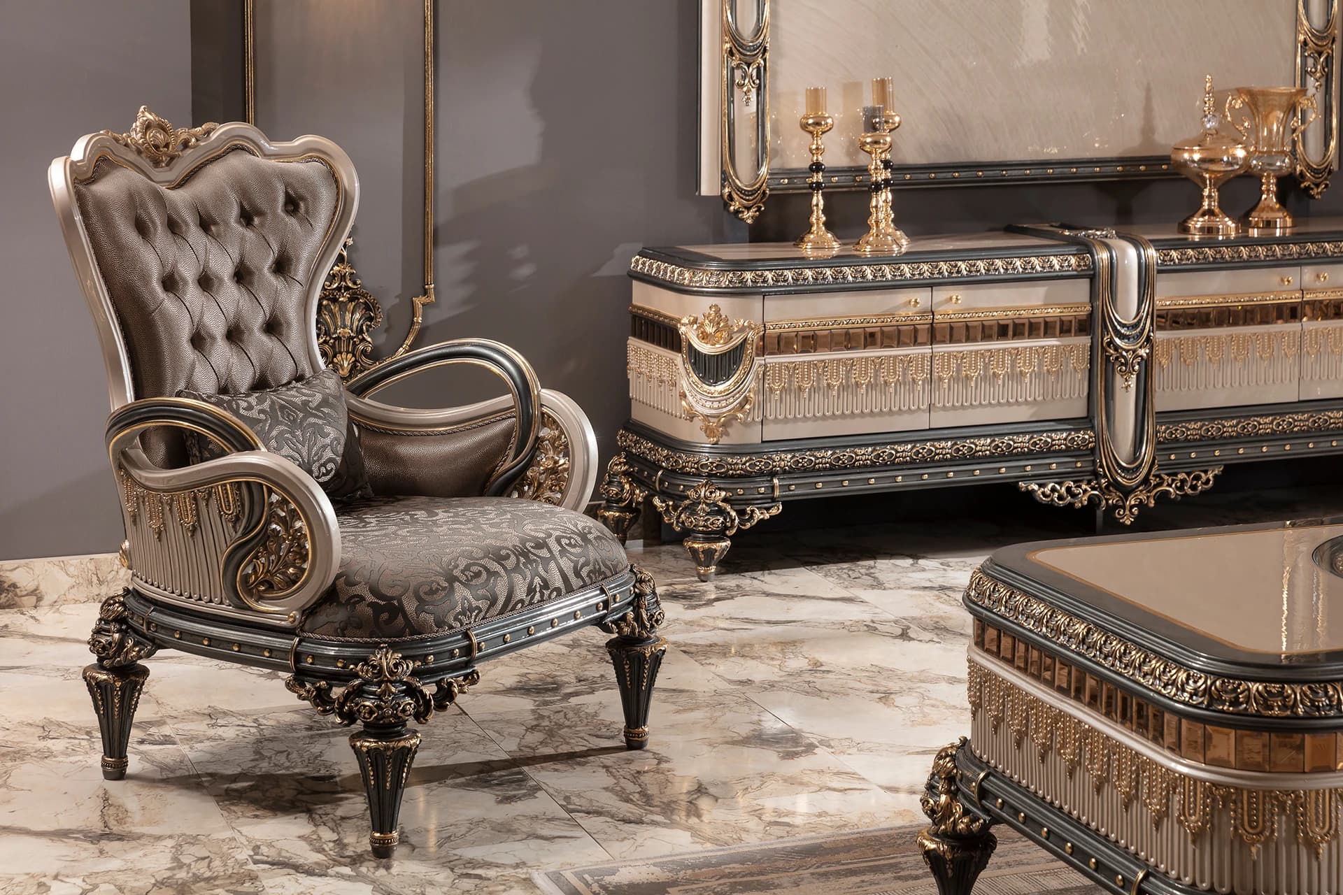Pasa Mink Sofa Set 11
