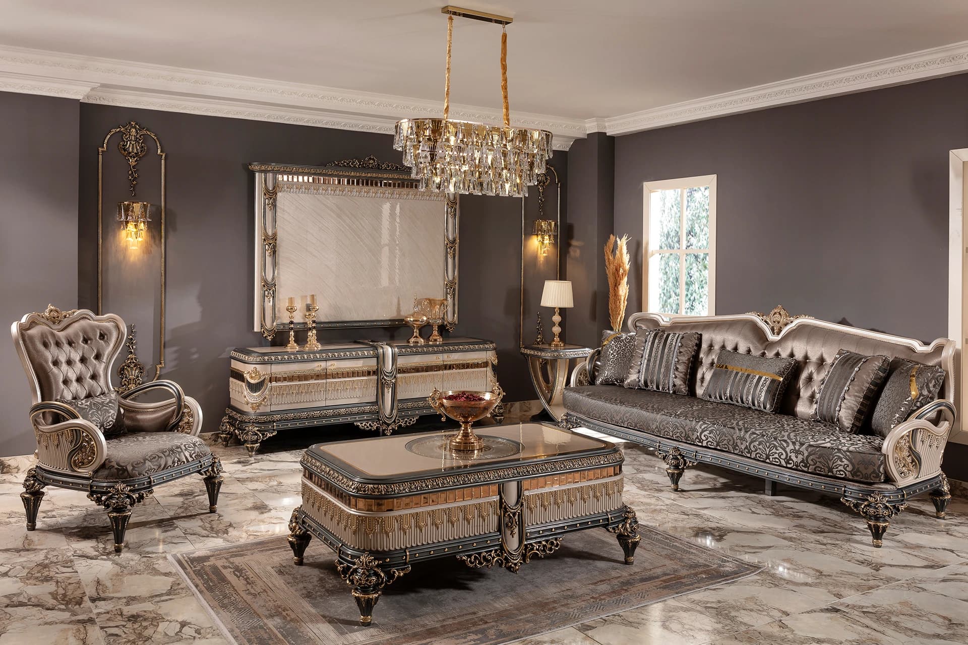 Pasa Mink Sofa Set 2